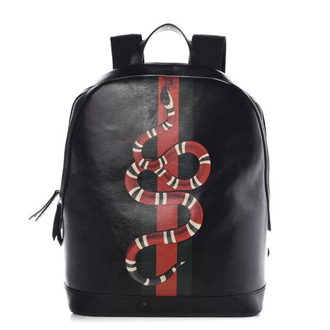 Gucci Calfskin Kingsnake Backpack 